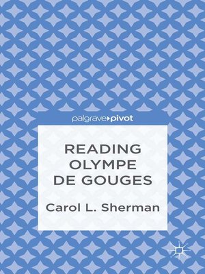 cover image of Reading Olympe de Gouges